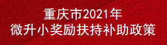 重庆市2021年微升小奖励扶持补助政策(图1)