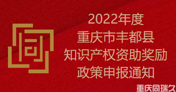 2022年度重庆市丰都县知识产权资助奖励政策申报通知(图1)