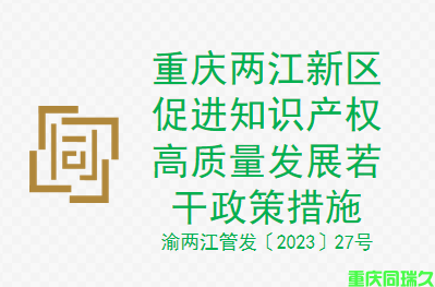 重庆两江新区促进知识产权高质量发展若干政策措施（渝两江管发〔2023〕27号）(图1)